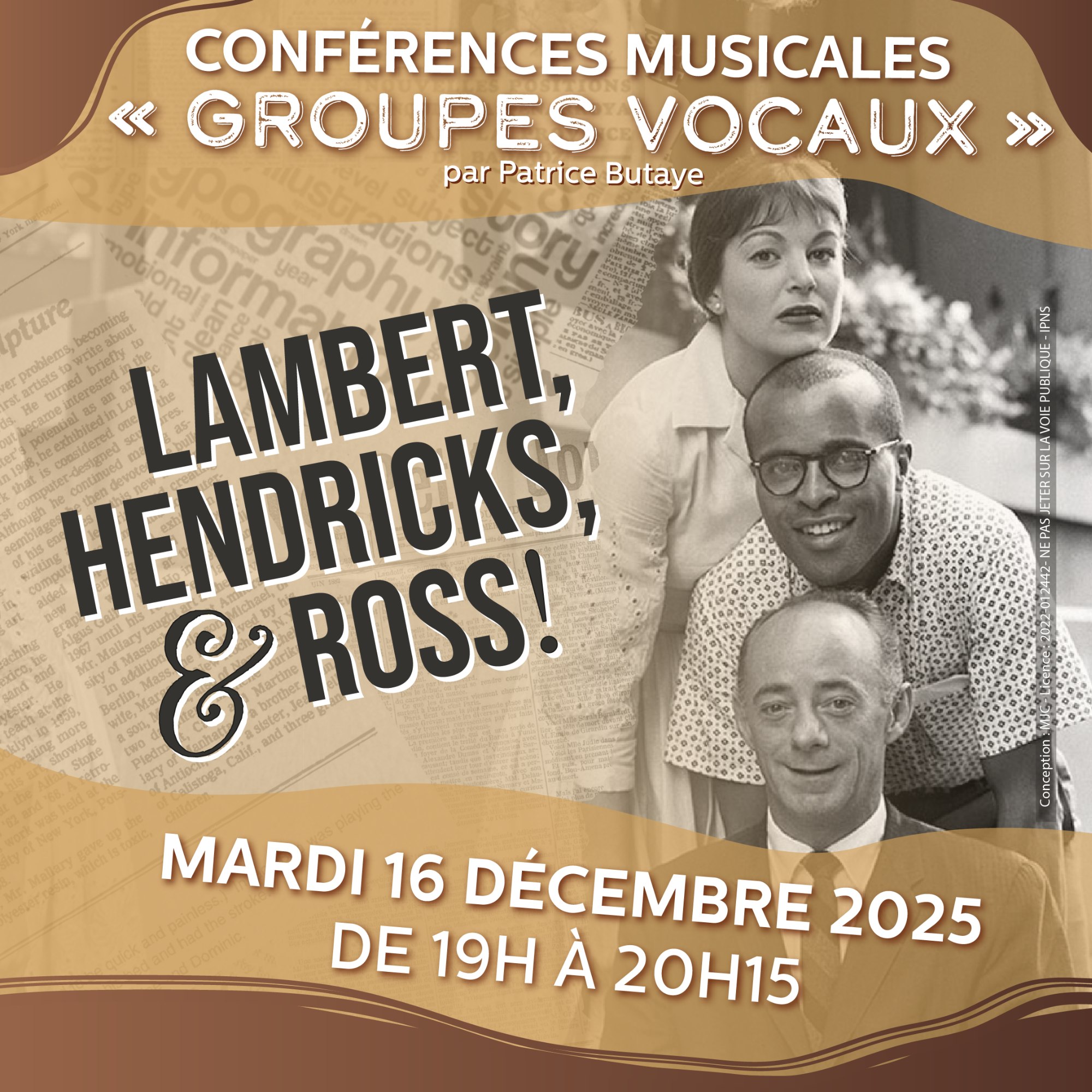 Mardi 16 décembre à 19h